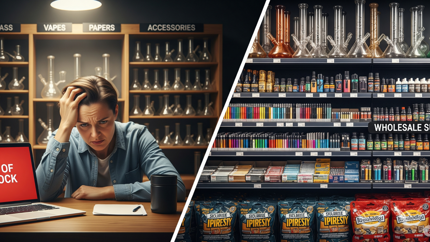 Buying wholesale isn’t just about price—it’s about speed, savings, and smart business. Discover why cash-and-carry wholesale helps smoke shop owners stay ahead of online-only competitors.