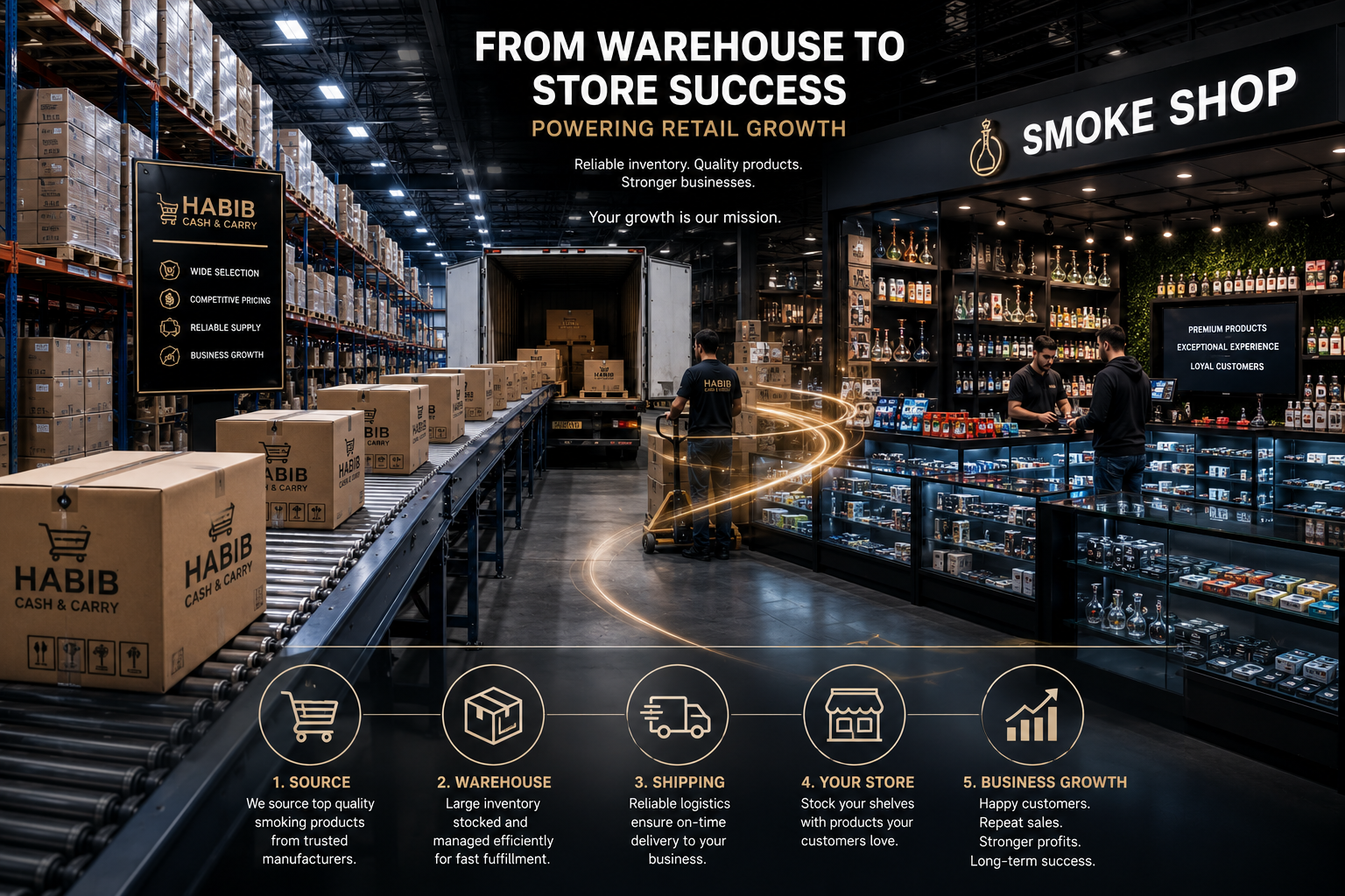 How Wholesale Suppliers Help Retail Businesses Scale Faster: A Guide for Smoke Shop Owners