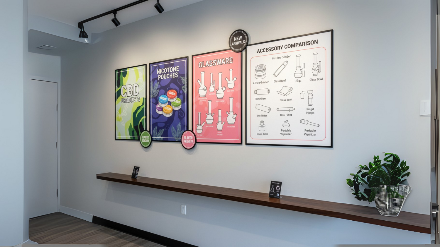 Posters and Graphics for Smoke Shops: Why They’re Popular?