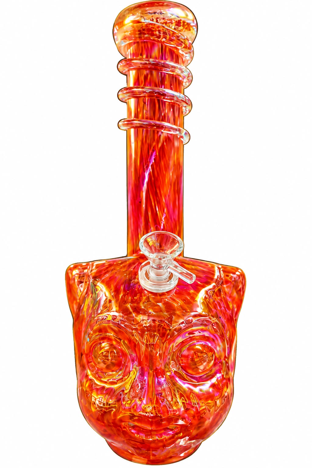 Glass Water Pipe with Glow in the Dark 3