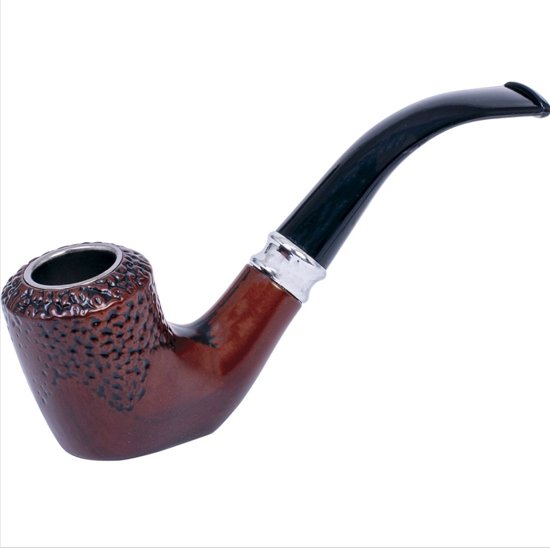 Fujima Wooden Tobacco Pipe W/ Pouch 2