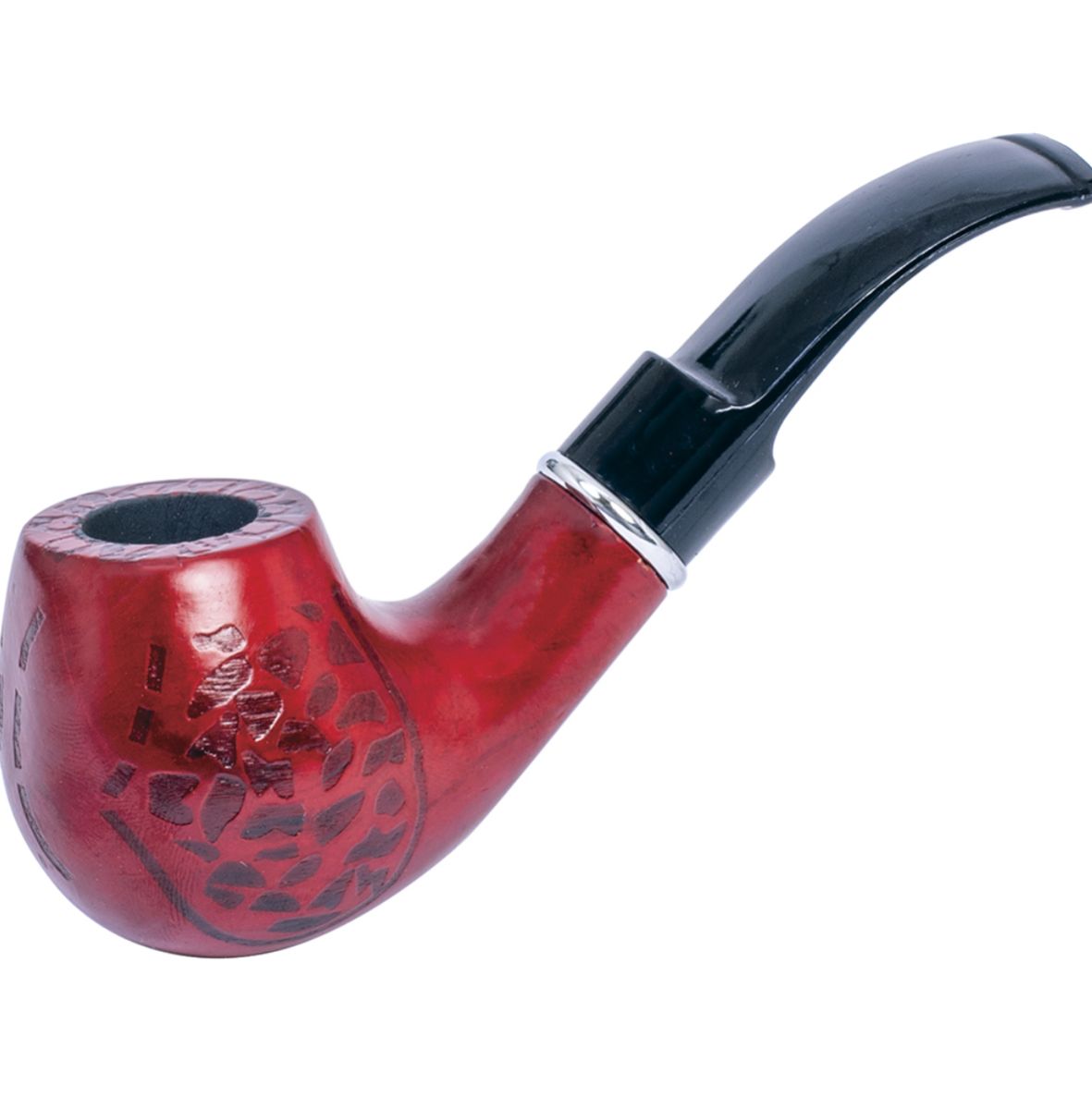 Fujima Wooden Tobacco Pipe W/ Pouch 5