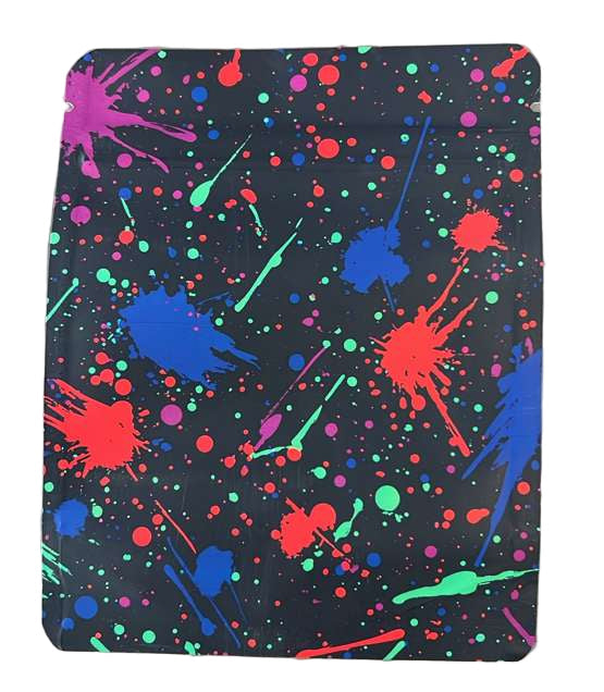 Smell Proof Baggies | Design-4 Splash | pack of 100 ct