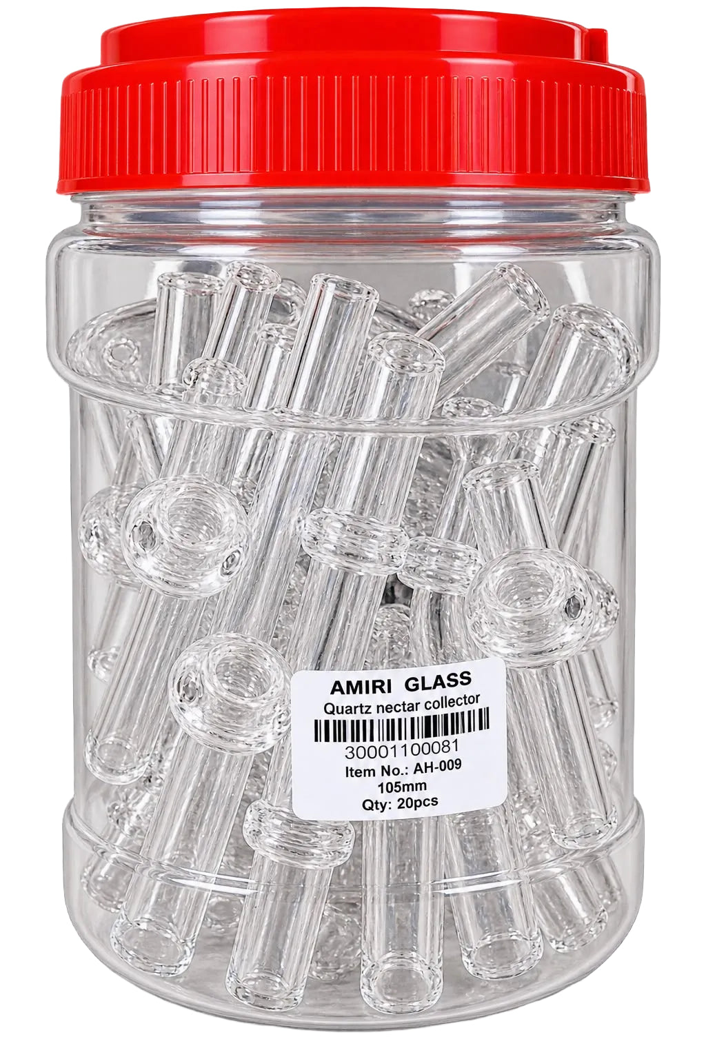 Quartz Clear Pipe 20ct 4”