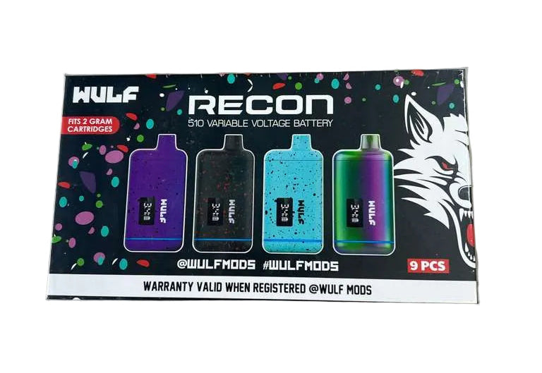 Wulf Mods Recon Cartridge Vaporizer 9pk Wulf Mods Recon Cartridge Vaporizer 9pk