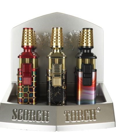 SCORCH PLATINUM STAND PEN TORCHES 9CT(61745)