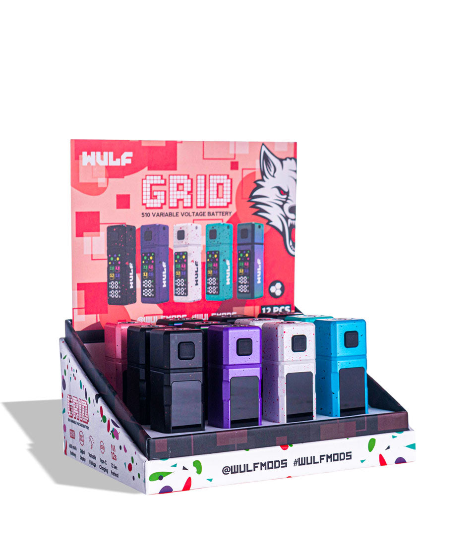 Wulf Mods Grid 510 Variable Voltage Battery 12pk