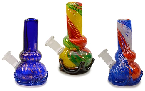 15" Glass-On-Glass Soft-Glass Water Pipe