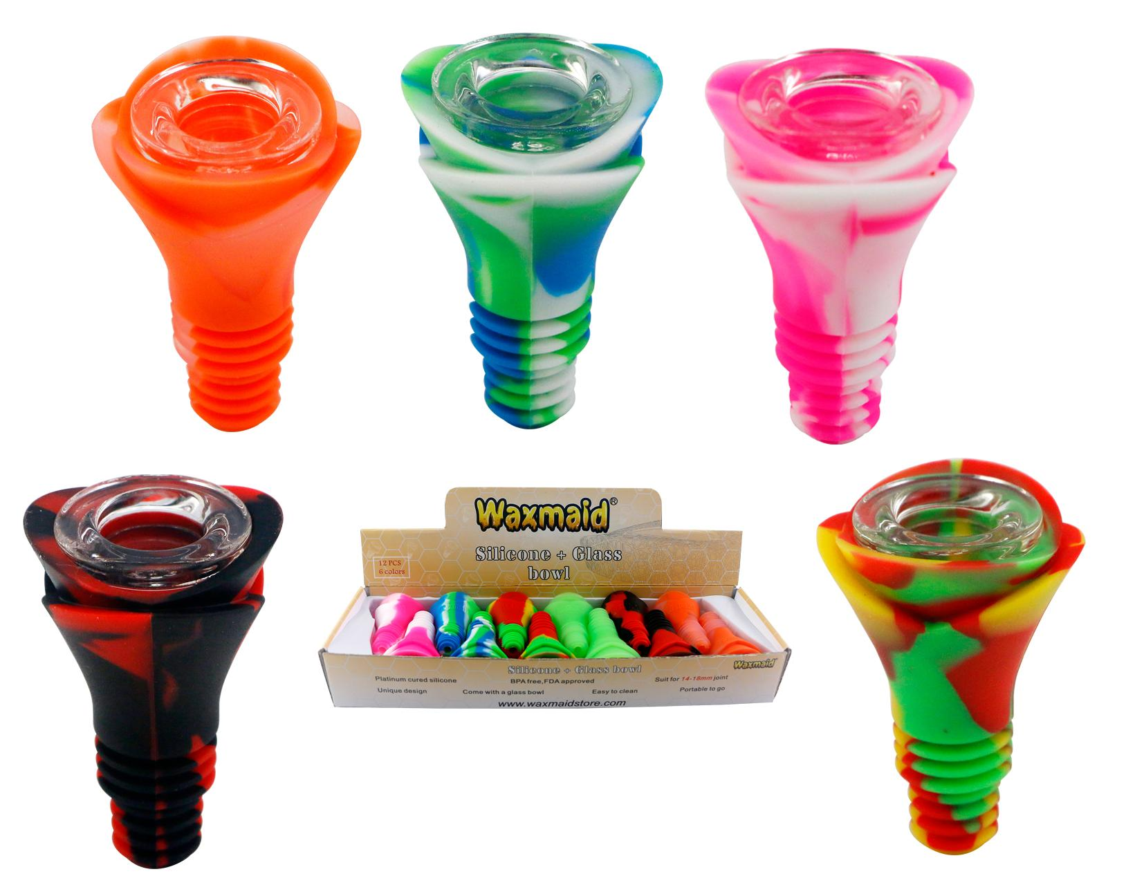 Waxmaid Rose (Silicone + Glass) Bowl