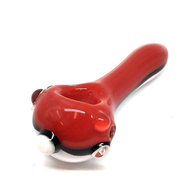 Red/White Glass Pipe