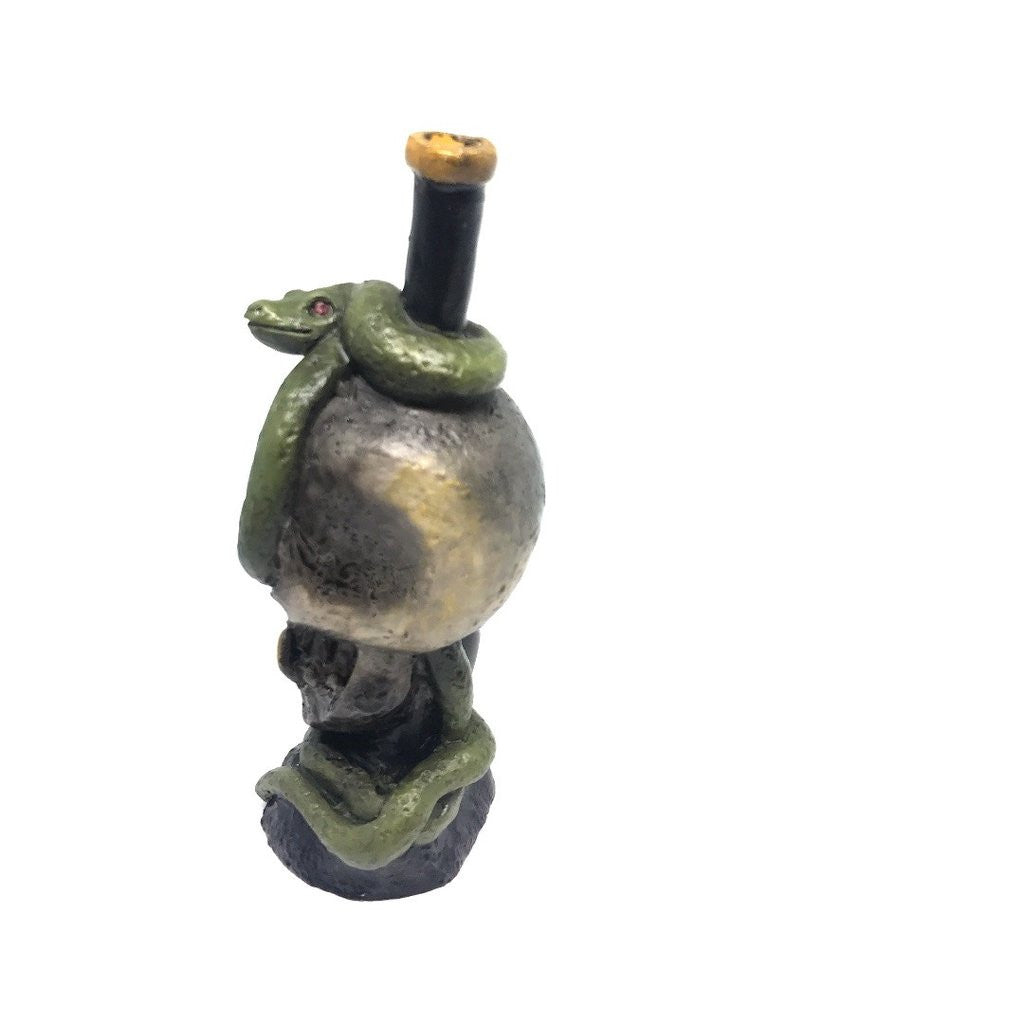 Resin Pipe Skull Snake Eye