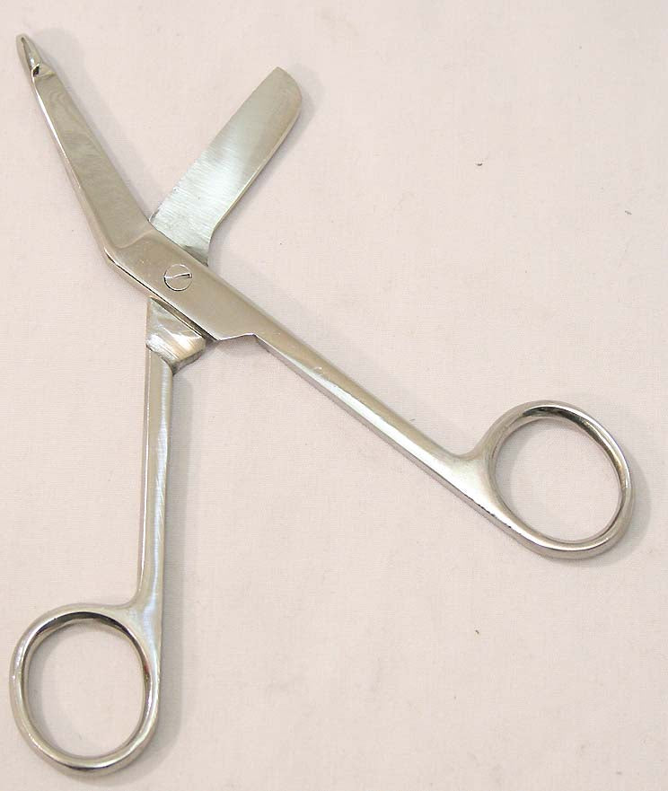 New 5" Stainless Steel Bandage Scissors - Surgical & First Aid