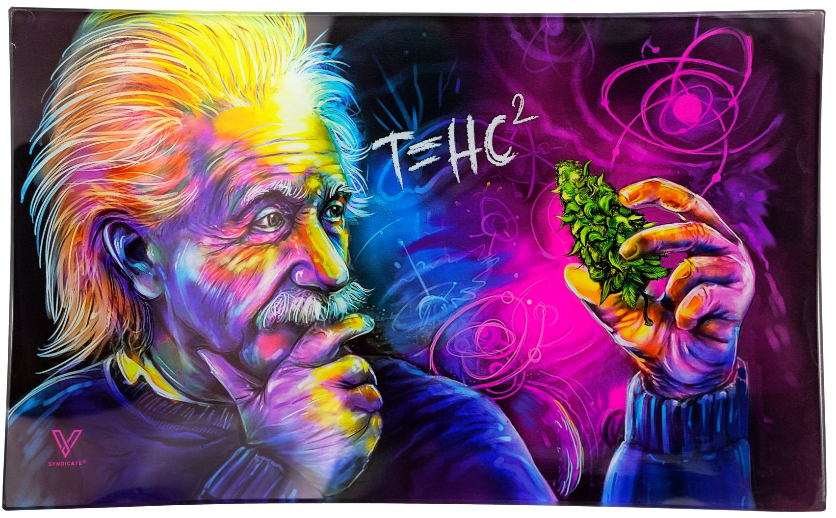 V. Syndicate T=HC2 Einstein Glass Tray