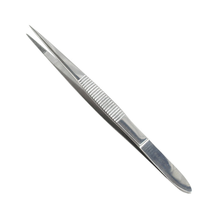 Bdeals 4.5" Micro-Fine Tip Stainless Steel Tweezers Forceps for Ingrown Hair Splinters Removal