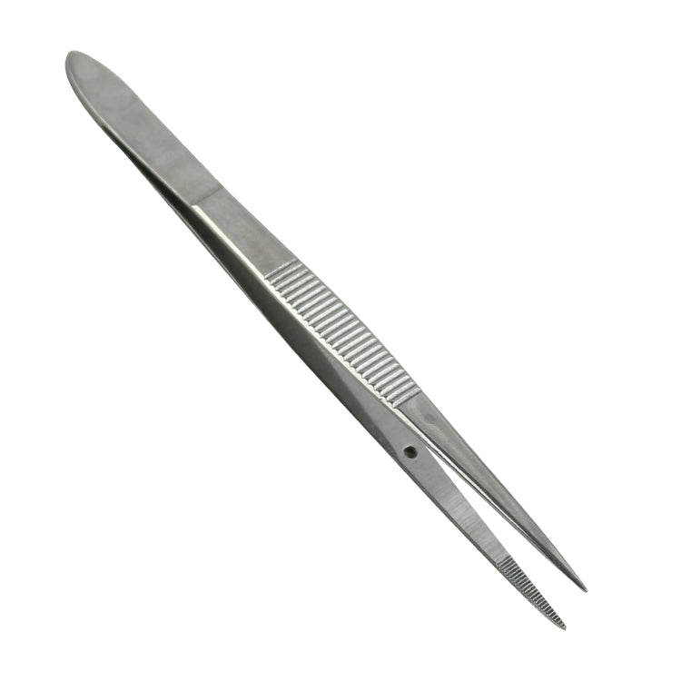 BDeals 4.5" Micro-Fine Tip Stainless Steel Tweezers Forceps Great For Removal of Ingrown Hairs, Stitches, Ticks