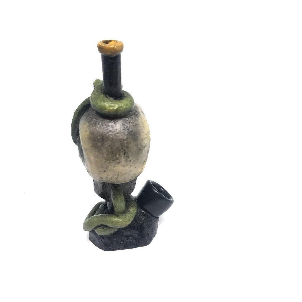 Resin Pipe Skull Snake Eye