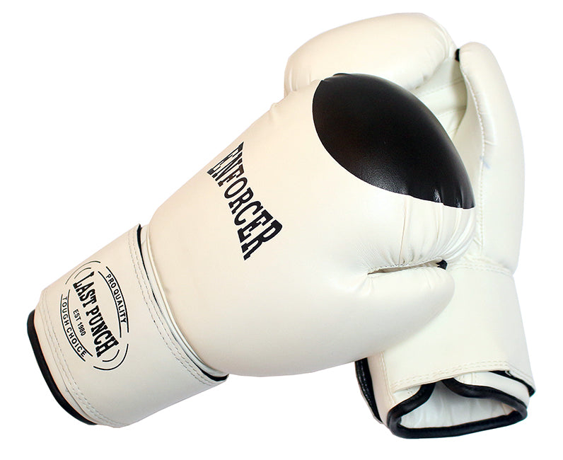 16oz Pro White Boxing Gloves For Training
