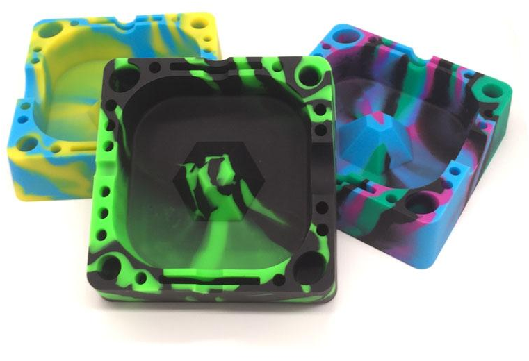 Silicone Ashtray Squared