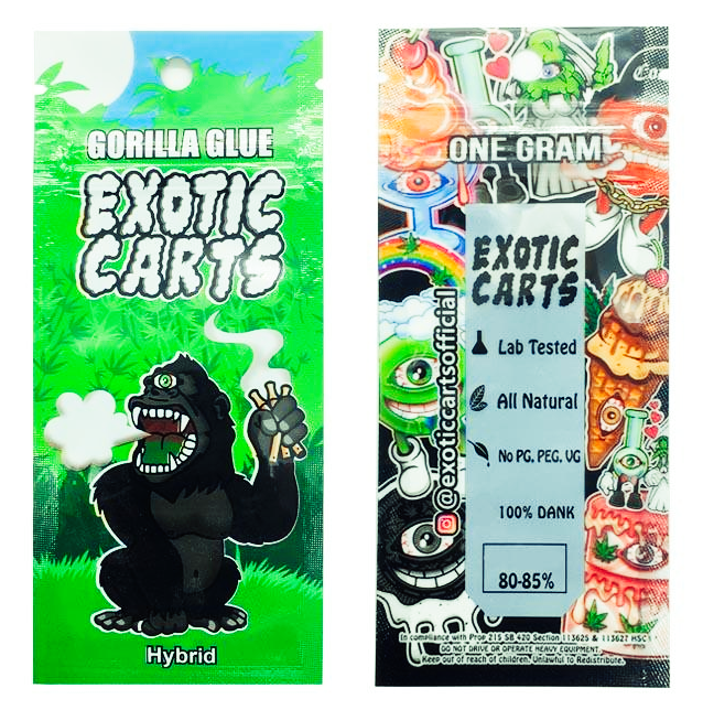 Exotic Carts - Empty Packaging For Vape Cartridges