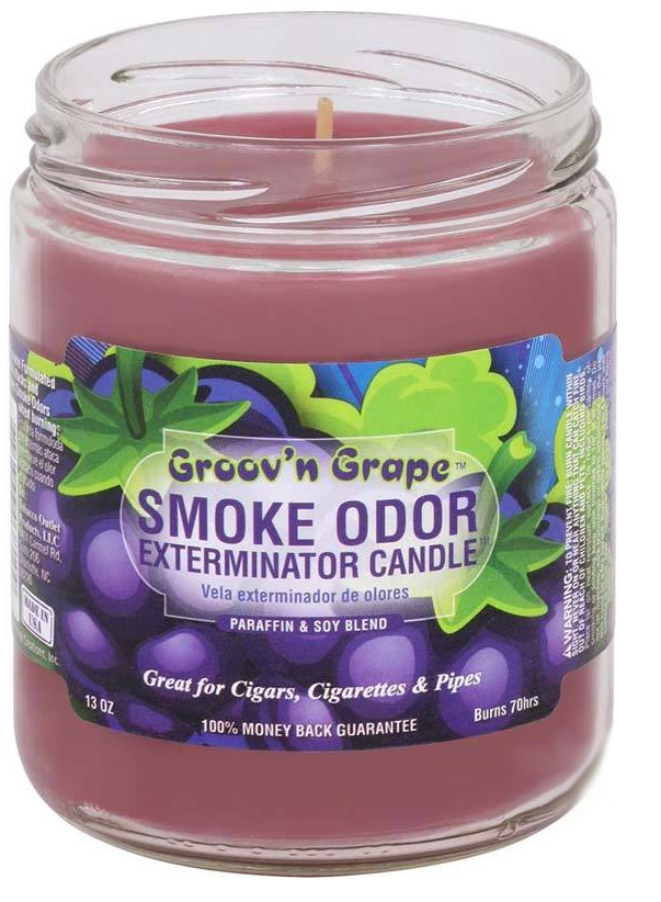 Smoke Odor Exterminator Candle 13oz Groov'n Grape