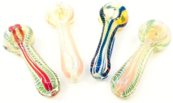 Pattern Glass Hand Pipe