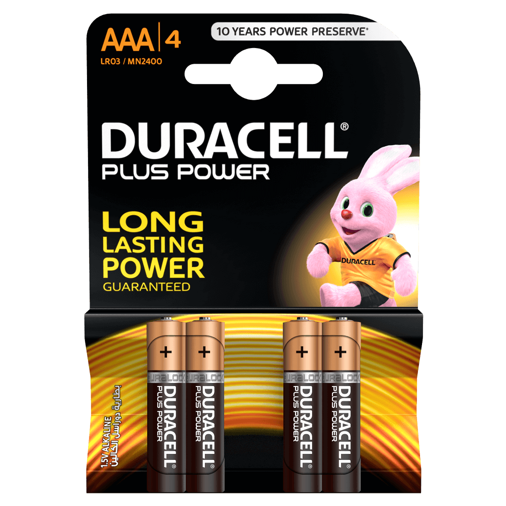 Duracell AAA-4 Pack Duralock Alkaline