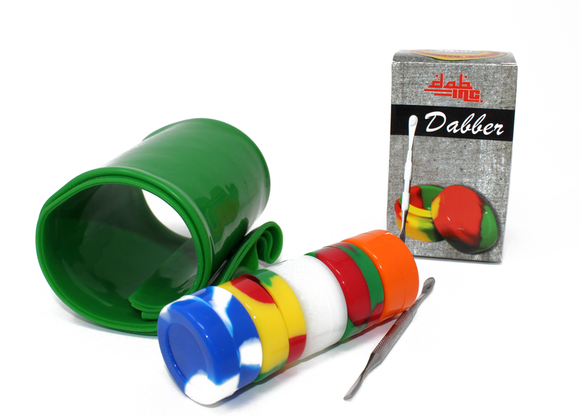 DabInc Kit - Mat + Tool + 5 Silicone Jars