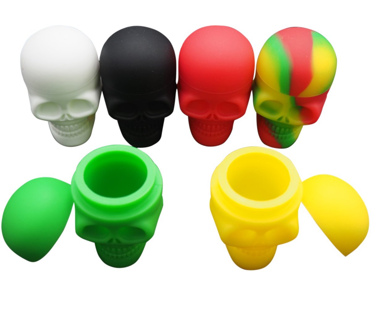 Skull Silicone Container