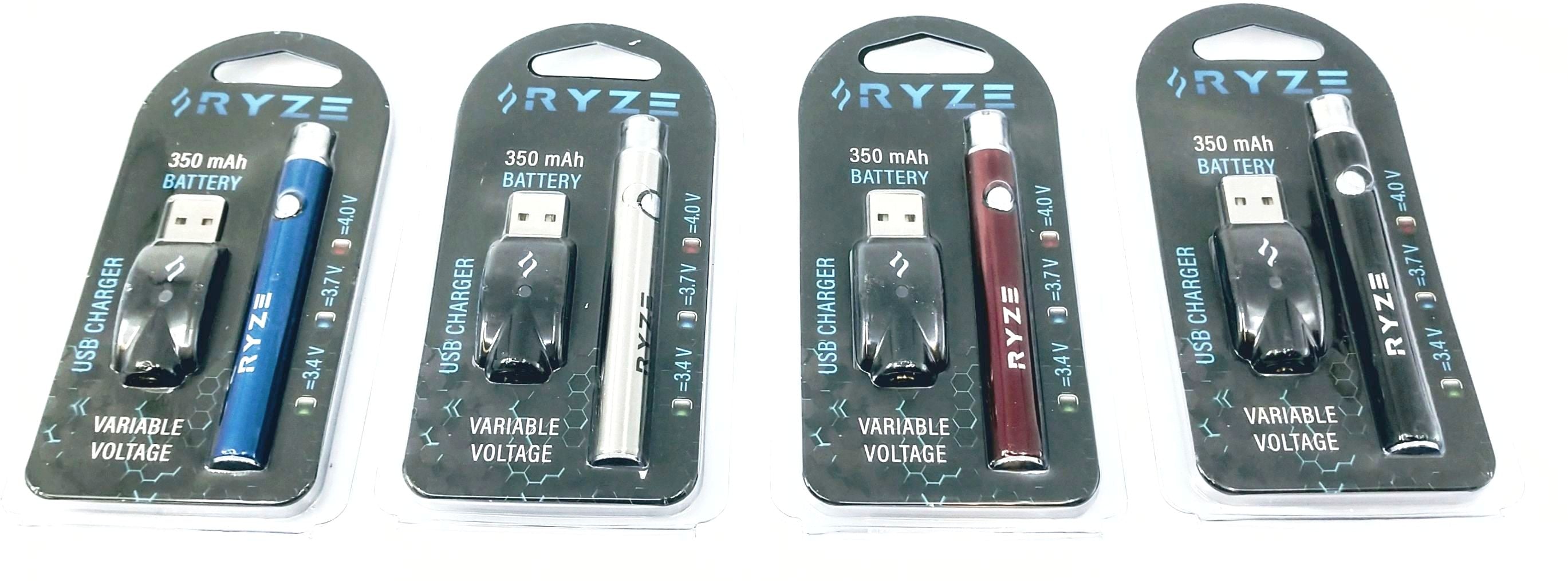 Ryze 350 mAh Variable Voltage Display Set (72ct) ($3.26 Each)