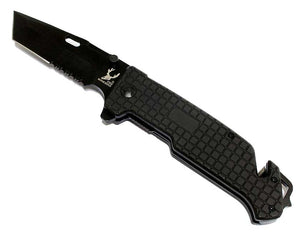 8.5" The Bone Edge Spring Assisted Folding Knife with Belt Clip
