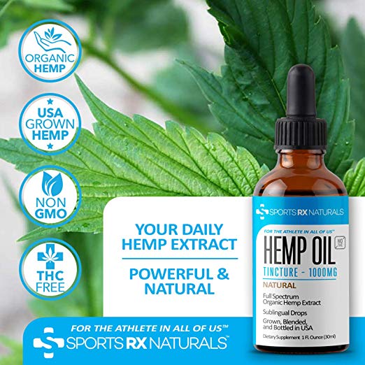 Sports RX Naturals Drops 1000mg/30ml