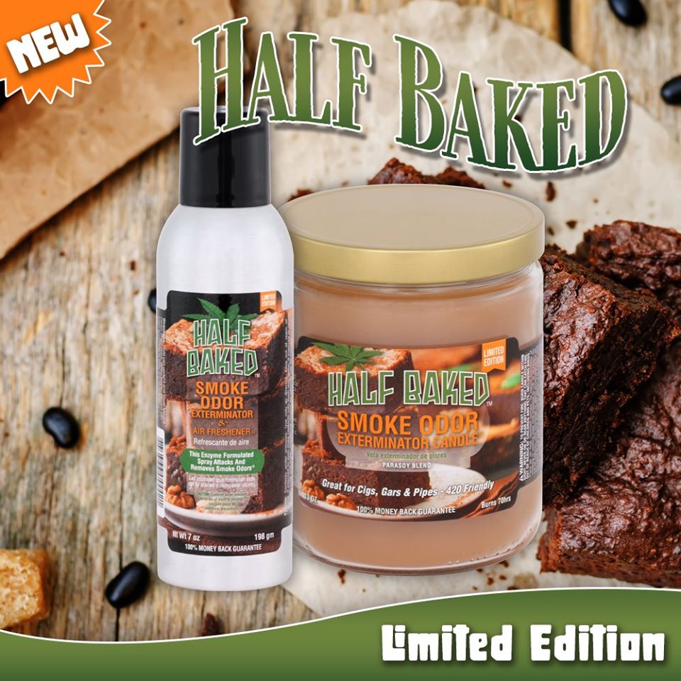 Smoke Odor Exterminator & Air Freshener Spray Half Baked