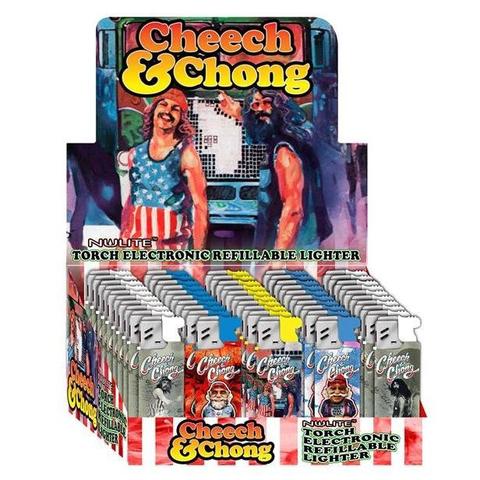 Cheech & Chong Electronic Refilliable Lighter (50ct)
