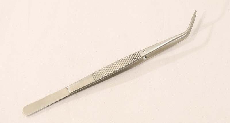 6" Fine Point Dental Tweezer Stainless Steel
