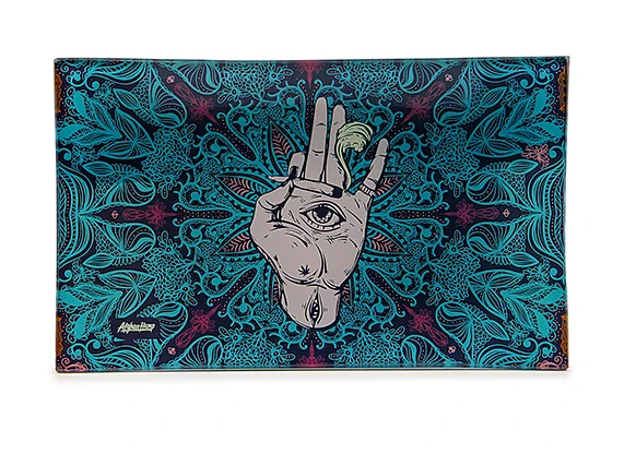 Afghan Hemp Glass Tray Mix Designs