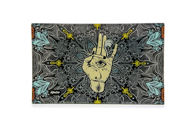 Afghan Hemp Glass Tray Mix Designs