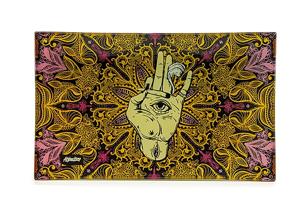 Afghan Hemp Glass Tray Mix Designs