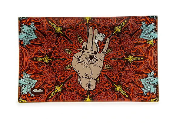 Afghan Hemp Glass Tray Mix Designs