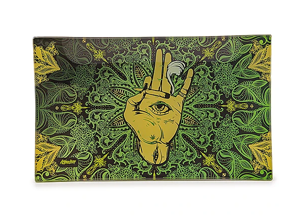 Afghan Hemp Glass Tray Mix Designs