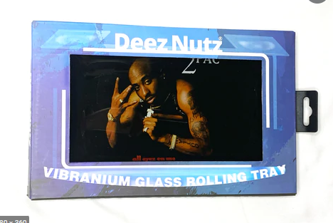 ROLLING TRAYS TEMPERED SHATTER RESISTANT GLASS MIX DESIGNS