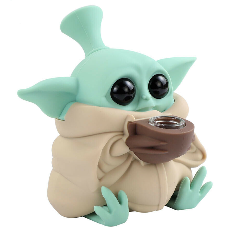 YODA SILICONE WATER PIPE