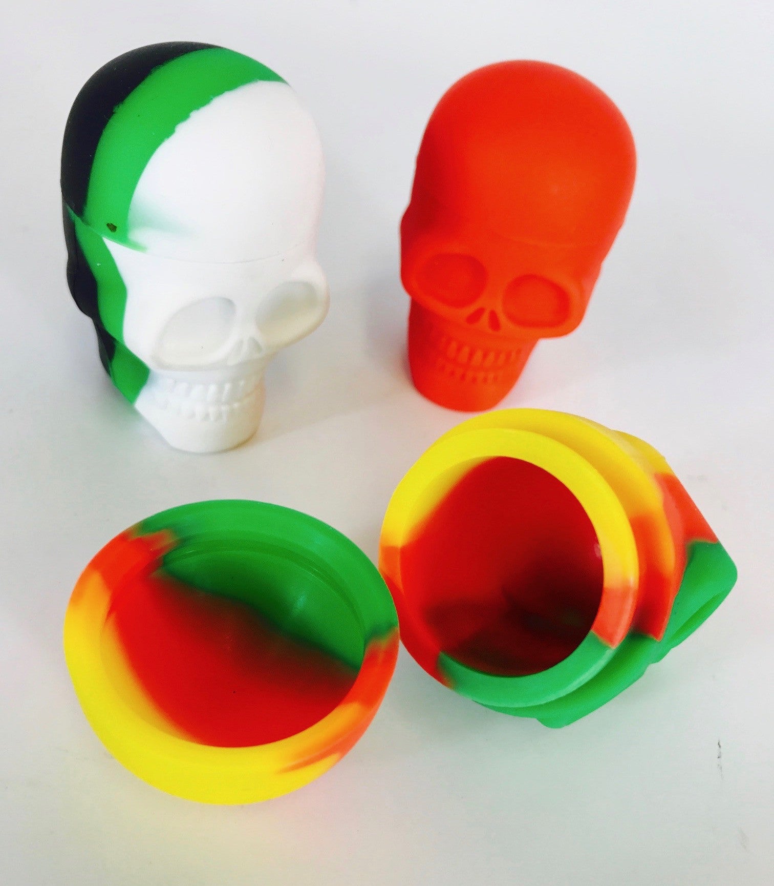 Skull Silicone Container