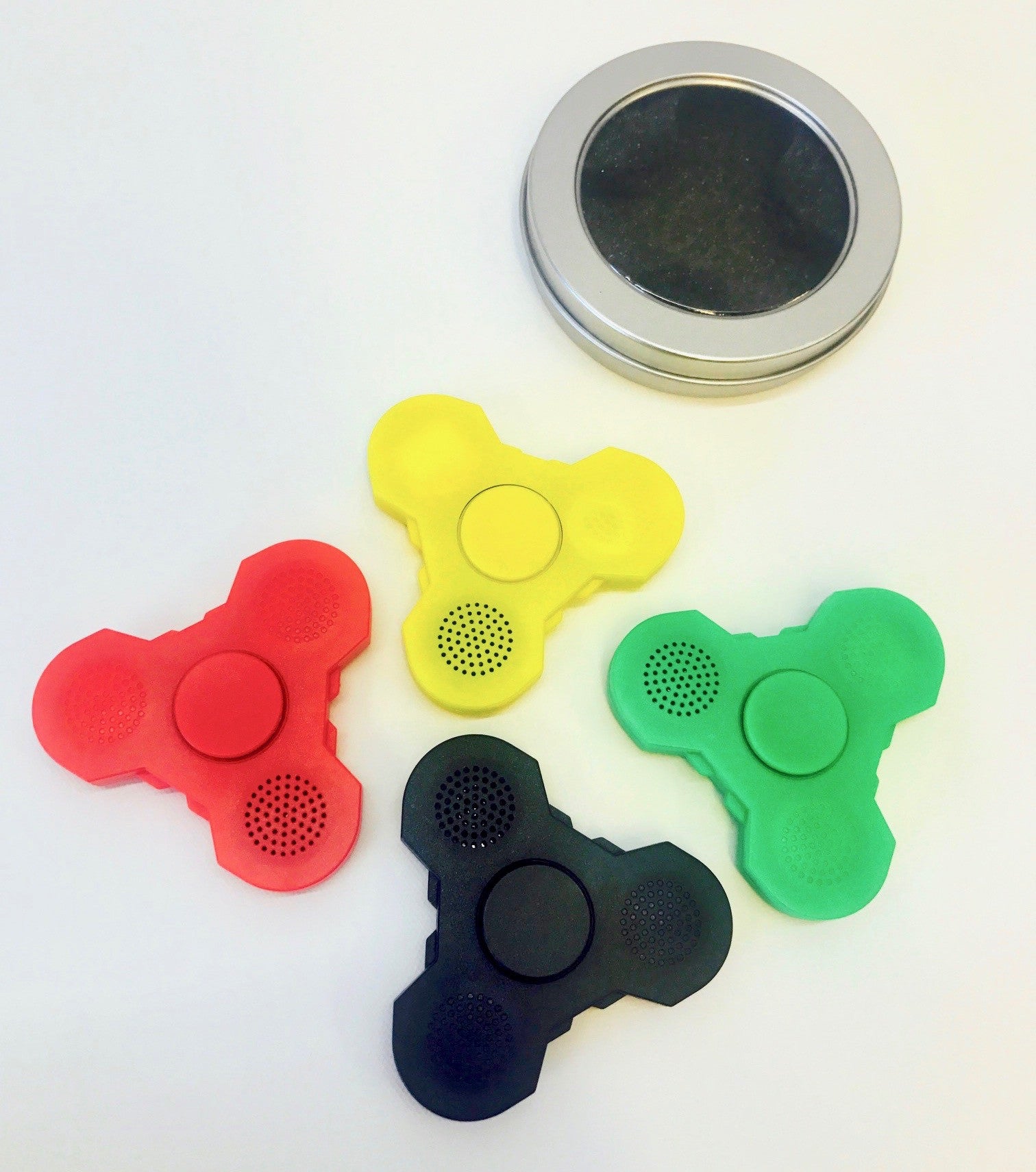 Fidget Spinner With LED Lights & Built-In Bluetooth Speaker