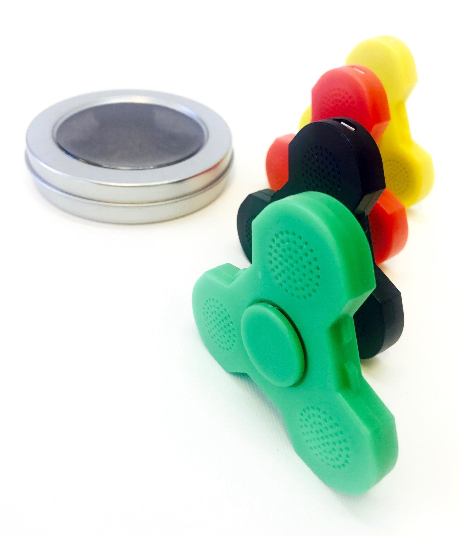 Fidget Spinner With LED Lights & Built-In Bluetooth Speaker
