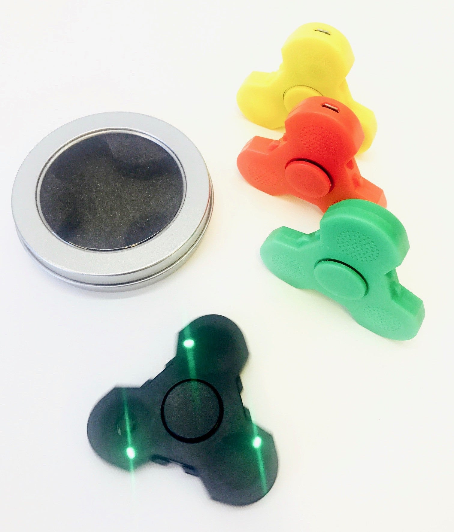Fidget Spinner With LED Lights & Built-In Bluetooth Speaker