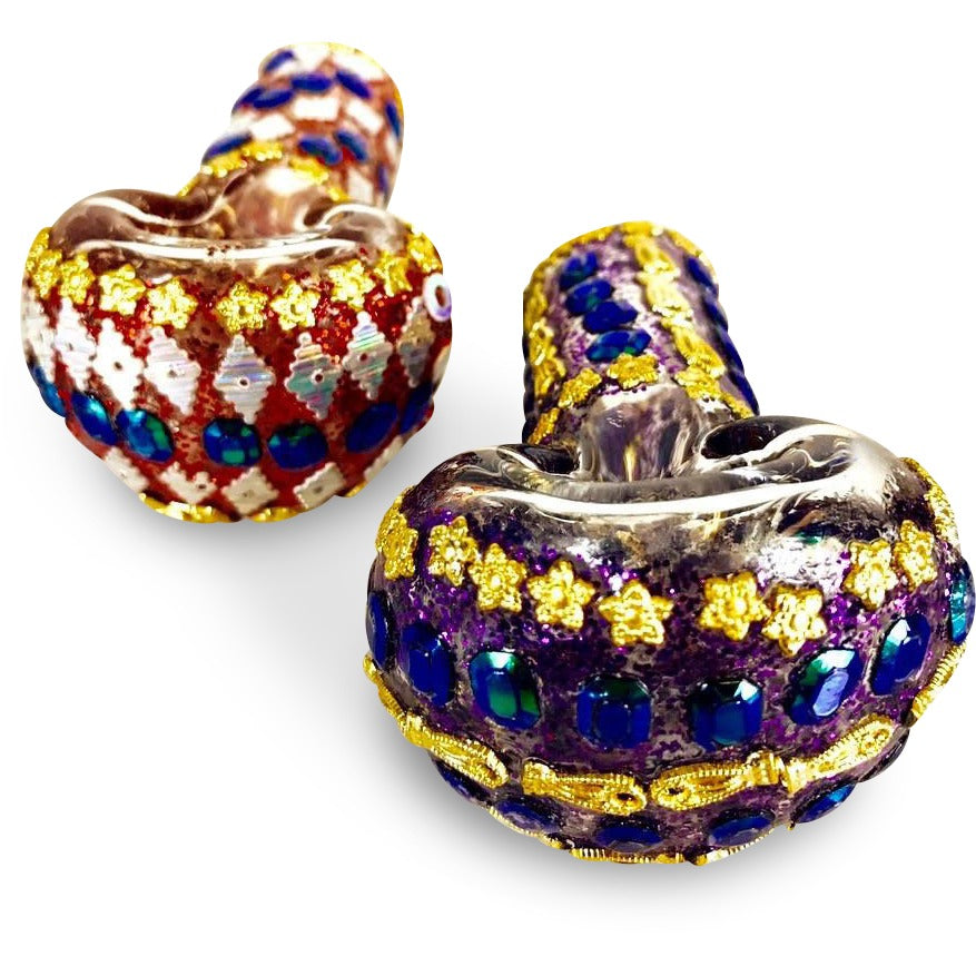 Bedazzled Glass Pipe