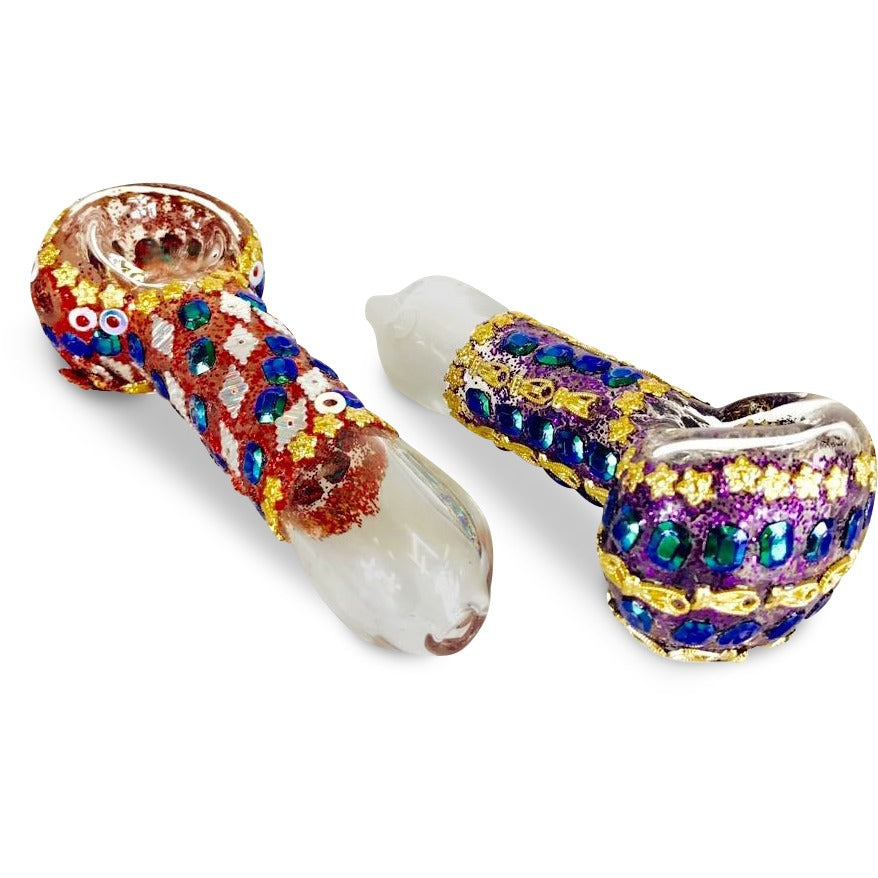 Bedazzled Glass Pipe
