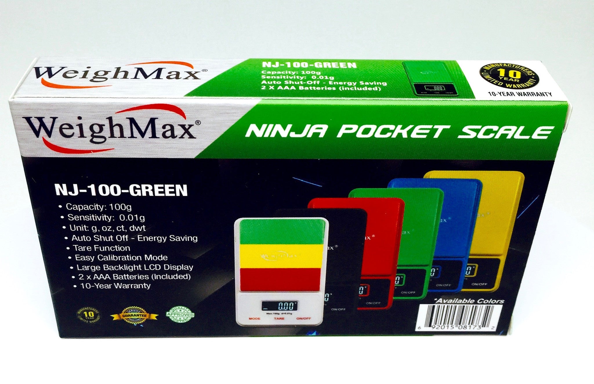 NJ-100 Weighmax .01 Gram Ninja Pocket Scale