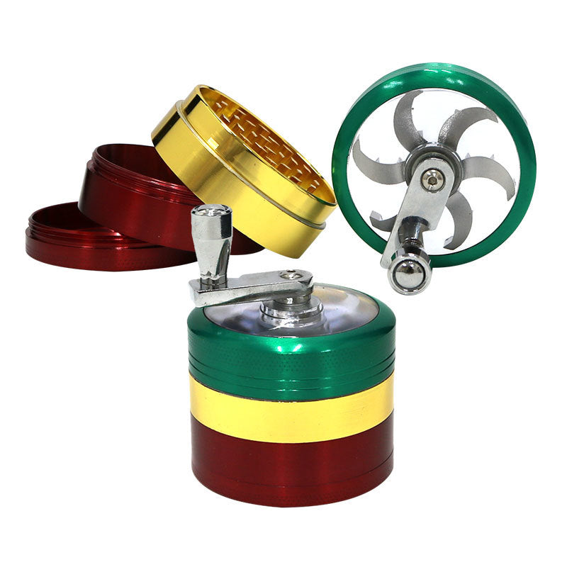 Rasta Clear Top Handle Grinder (63mm)