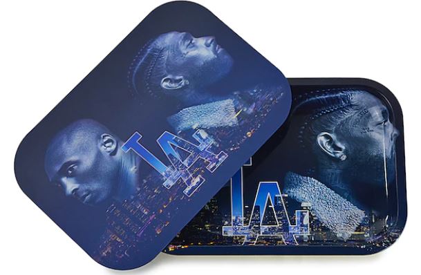 METAL ROLLING TRAY 3D HOLOGRAPHIC WITH MAGNETIC LID